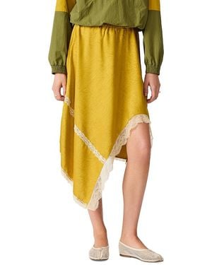 Steve Madden Sereena Asymmetrical Skirt - Yellow