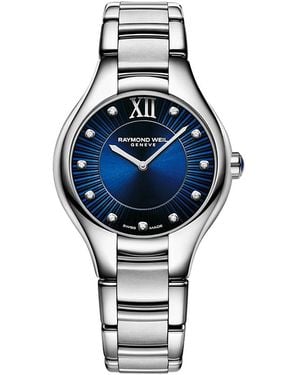 Raymond Weil Noemia Diamond Dial Watch, 32Mm - Blue