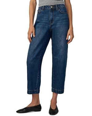 Joe's Jeans The Wilder Relaxed Cropped Barrel Jeans - Blue