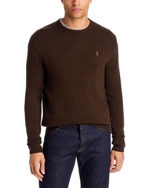 Polo Ralph Lauren Wool Crewneck Sweater - Brown