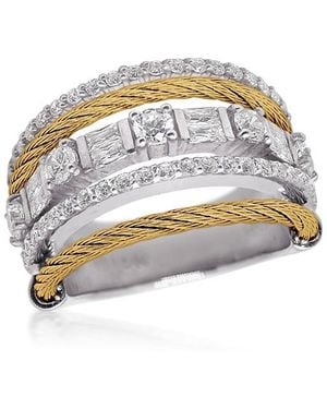 Alor Day Diamonds Wide Band Ring, 1.77 Tcw Lab Grown Diamonds - White