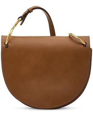 Il Bisonte Consuelo Brass Ring Leather Crossbody - Brown