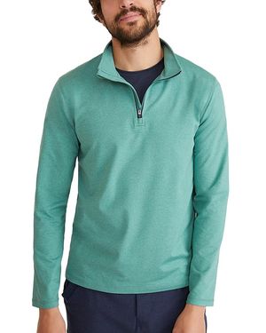 Marine Layer Sport Quarter Zip Shirt - Green