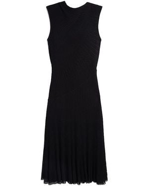 Ted Baker Celyina Textured Knit Midi Dress - Black