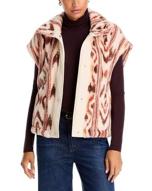 Xirena Ravena Faux Fur Vest - Blue