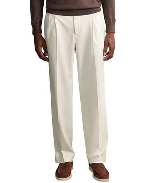 Reiss Arden Relaxed Fit Twill Pants - White