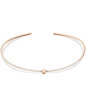 Pomellato 18K Together Diamond Collar Necklace, 0.8 Tcw - White