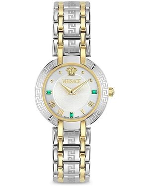 Versace Antlia Emerald Watch, 34Mm - Metallic