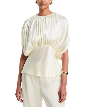 TOVE Peta Silk Top - Natural