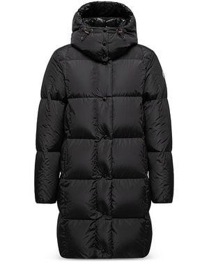Moncler Litte Down Long Puffer Coat - Black