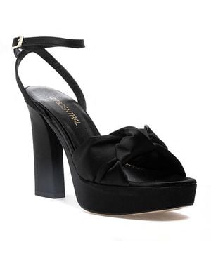 275 Central Miles Platform Sandal - Black