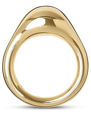 LIE STUDIO Chloe Sculptural Band Ring - Metallic