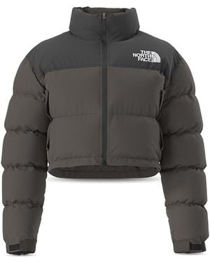 The North Face Nuptse Short Down Jacket - Gray