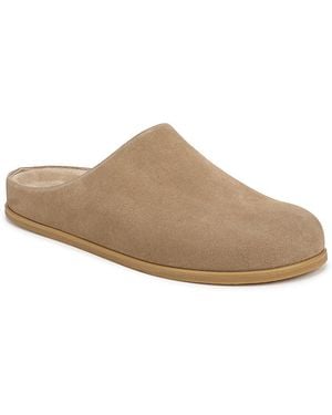 Vince Leo Suede Mule Clog - Brown