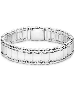 Lagos 18K & Sterling Anthem Link Bracelet - Metallic