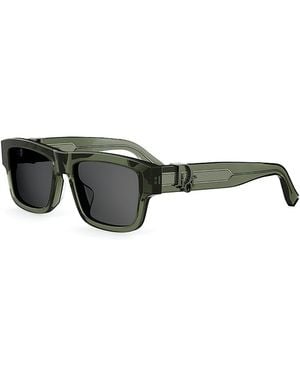Dior Oblique Rectangle Sunglasses, 52Mm - Gray