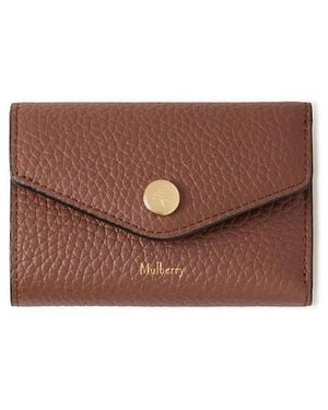 Mulberry Folded Multi-Card Wallet - Brown