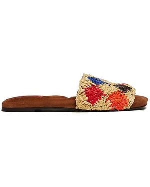 La DoubleJ Crochet Sandal - Multicolor