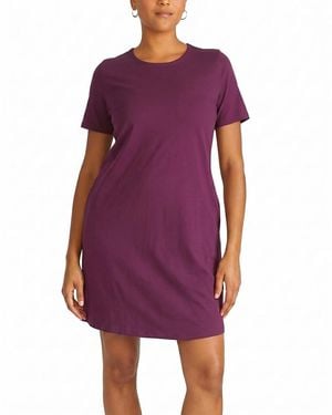 UNIVERSAL STANDARD Plus Halie T-Shirt Dress - Purple