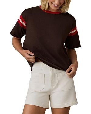 Faherty Sport Jersey Throwback Tee - Multicolor