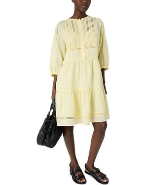 Gerard Darel Riane Tiered Dress - Metallic