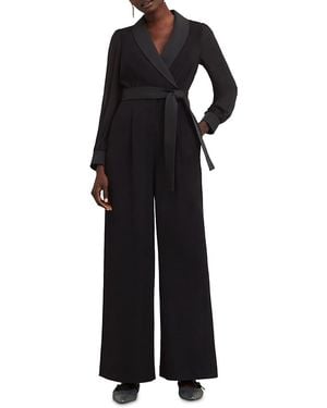 Hobbs Maia Tuxedo Jumpsuit - Black