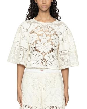 Sea Arianna Lace Top - Natural