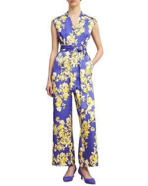 Hobbs Macey Belted Jumpsuit - Blue