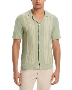 Rails Silas Multi Stripe Short Sleeve Shirt - Green