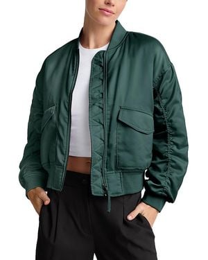 Beyond Yoga Bomber Jacket - Green