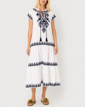 Calypso St. Barth Coralie Dress - White