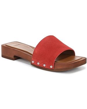 Vince Barbara Studded Sandals - Red