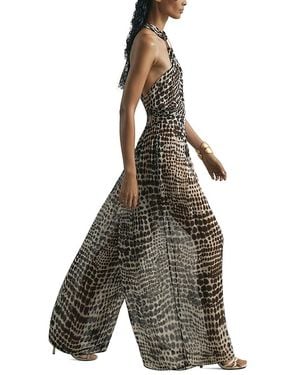 Reiss Floras Wide Leg Jumpsuit - Black