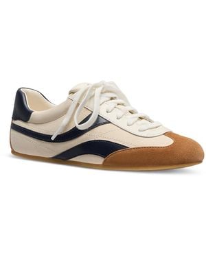 Stuart Weitzman Vander Suede Sneakers - White