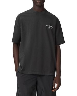 AllSaints Backstage Short Sleeve Crewneck Tee - Black