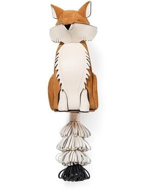 Kate Spade Critters Ginger Fox Leather Coin Purse - White