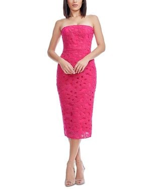 Dress the Population Viviana Strapless Dress - Pink