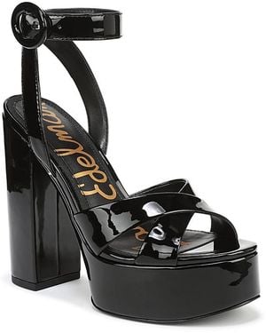 Sam Edelman Savannah Platform Sandals - Black