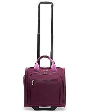Baggallini 2 Wheel Under Seat Carry On Bag - Purple