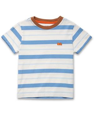 Mon Coeur Recycled Cotton T-Shirt - Blue