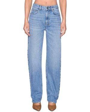 Ksubi Playback 2.0 Horizon Mid Rise Straight Jeans - Blue