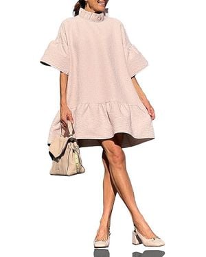 Marielle Stokkelaar Blair Turtle-Neck Dress - Pink