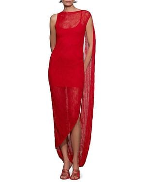 Et Ochs Lane Knit Midi Dress - Red