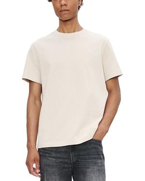 A.P.C. A. P.C. Short Sleeve Logo Tee - White