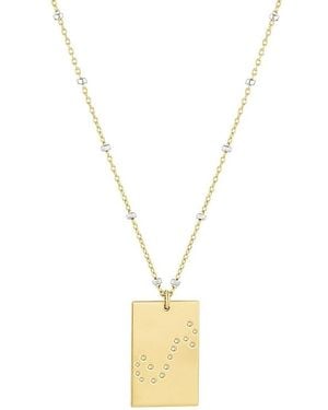 SET & STONES Zodiac Constellation Necklace - Metallic