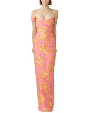 SAU LEE Jackson Gown - Red