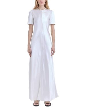 FFORME Akriti Short Sleeve Bias Cut Dress - White