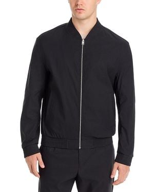 BOSS Ukashi Slim Fit Bomber Collar Jacket - Blue