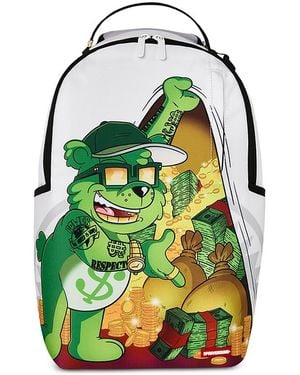 Sprayground Moneybear Stash Dlxs Backpack - Green