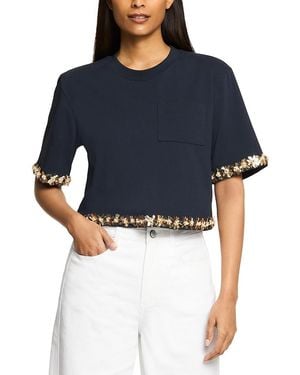 Cinq À Sept Sunflare Florals Asa Top - Blue